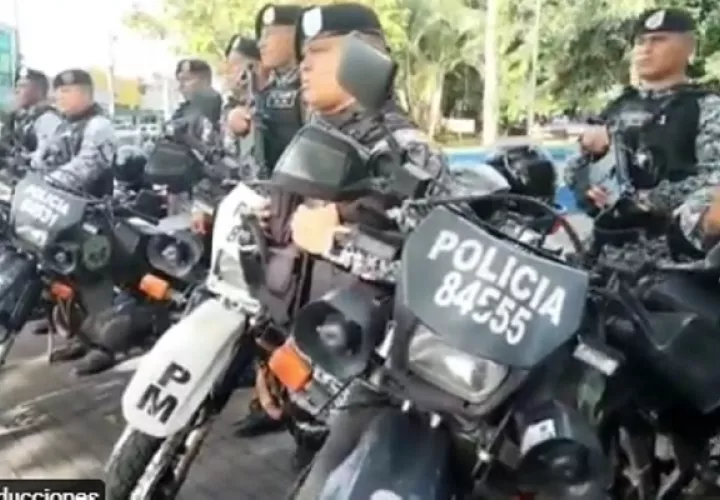 Ocho unidades motorizadas de los Linces, reforzarán la seguridad en los 13 corregimientos del distrito de Bugaba. Foto. Cortesía Proteger y Servir