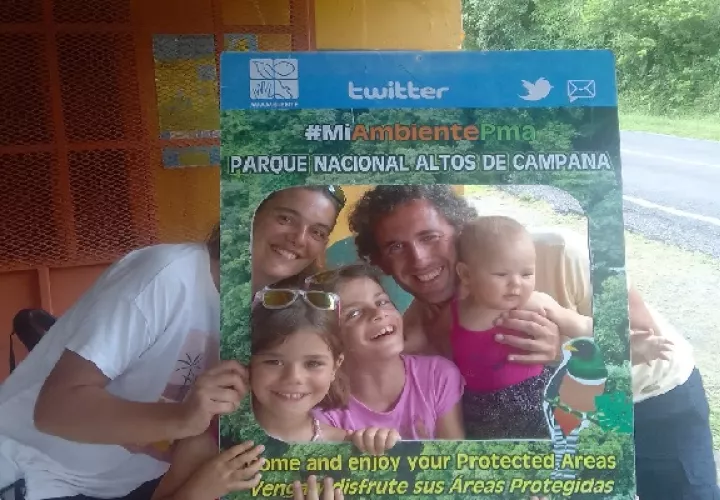 Nacionales y extranjeros disfrutan de la belleza del Parque Nacional y Reserva Biológica Altos de Campana. Foto. Cortesía