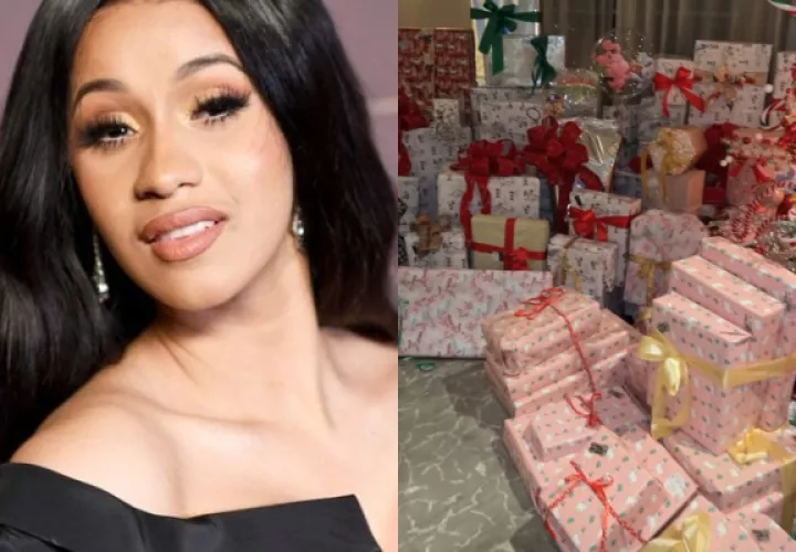 Cardi B mostró los regalos del árbol de Navidad de sus hijos. Foto: Archivo / @iamcardib