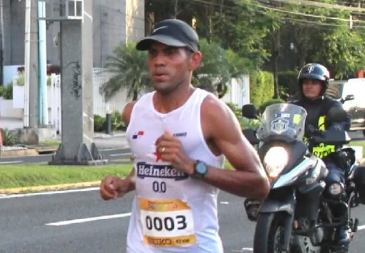 Jorge Castelblanco, fondista panameño. Foto: Cortesía