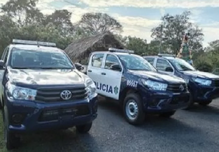 Se entregaron cinco vehículos nuevos para el patrullaje. Foto. Proteger y Servir