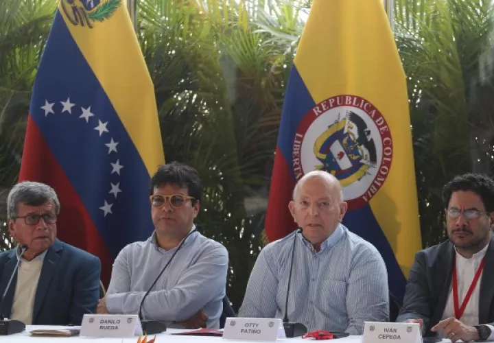 Gobierno Colombiano y el ELN, primer ciclo de 21 días de negociaciones por la paz. Foto: EFE
