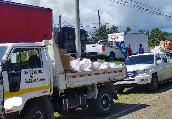 A la provincia de Colón llegaron unos 87,767 productos cárnicos para el programa navidad solidaria. Foto Diomedes Sánchez