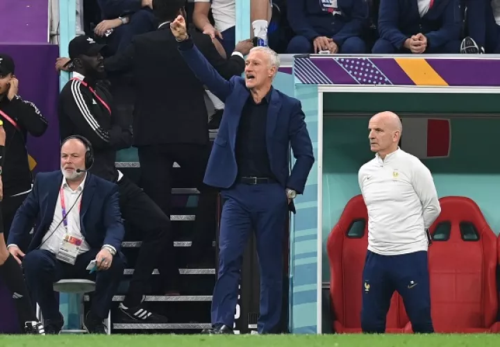 El seleccionador francés, Didier Deschamps. Foto:EFE