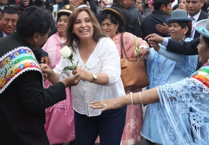 La nueva presidenta de Perú, Dina Boluarte. Foto: EFE
