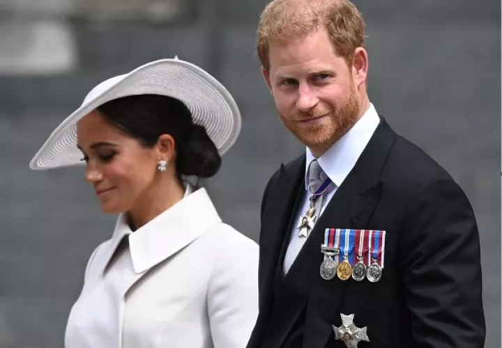  Los duques de Sussex, Enrique y Meghan.  EFE