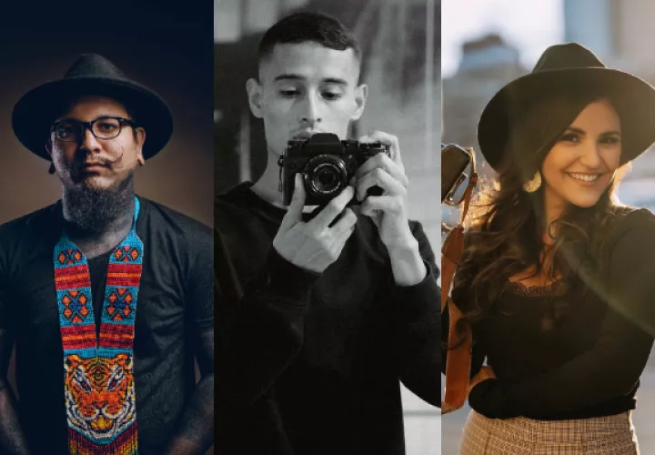 Anthony Tapia, Liz Pinto y Edgardo Andrade. Fotos: Thony Lions / @lizpinto10 / @emabraw