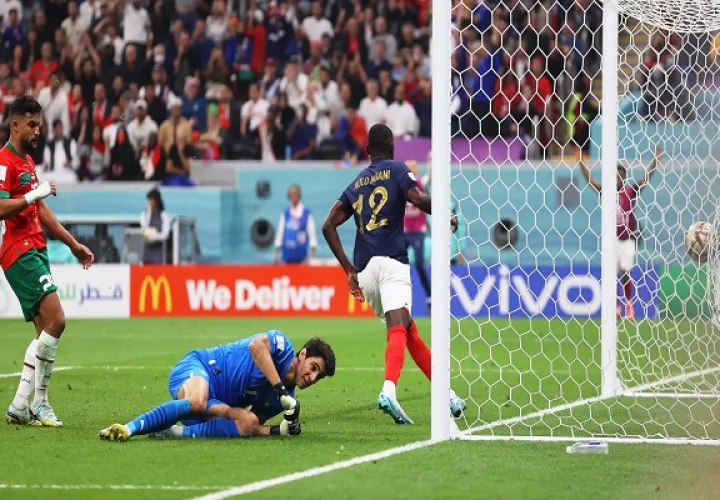 Randal Kolo Muani, anotó el segundo gol francés. Foto: EFE
