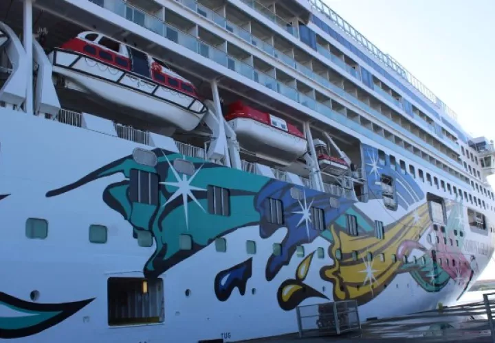 El Home Port de Colón se prepara para recibir el crucero más grande del mundo. Foto: Cortesía