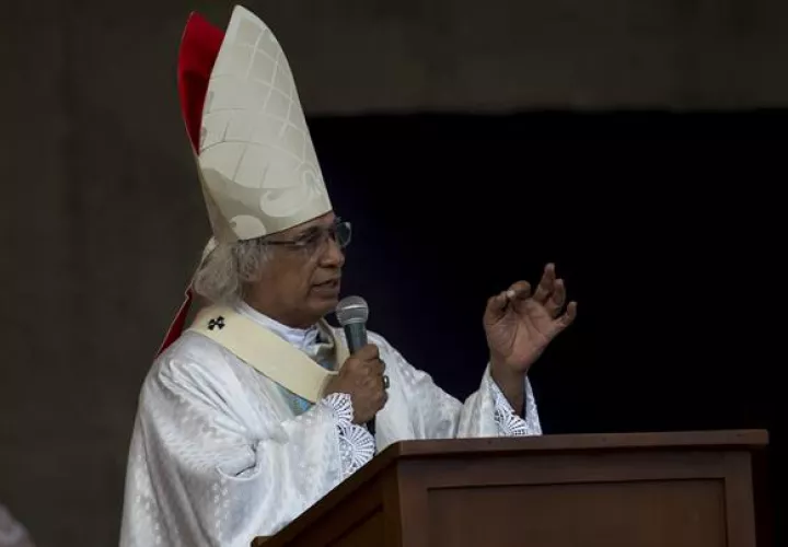 El cardenal de Nicaragua, Leopoldo Brenes