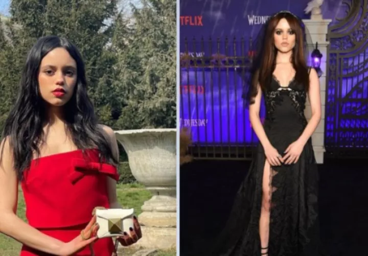Jenna Ortega es Merlina.  Foto: Instagram