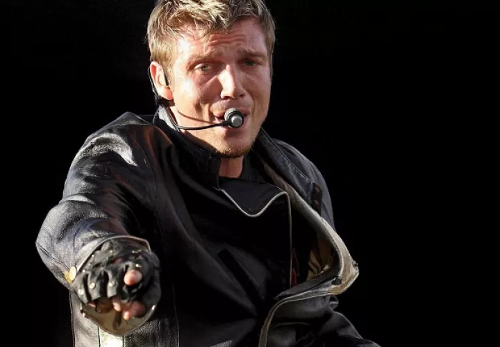 El cantante Nick Carter de la banda estadounidense Backstreet Boys. EFE