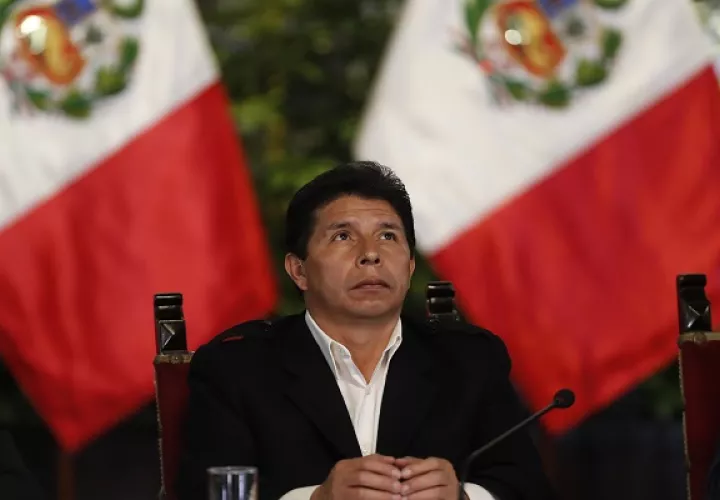 Pedro  Castillo será investigado como presunto coautor de los delitos de rebelión y conspiración. Foto: EFE