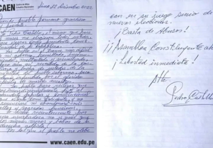 Pedro Castillo permanece detenido tras ser destituido el pasado miércoles por el Congreso. Foto: EFE