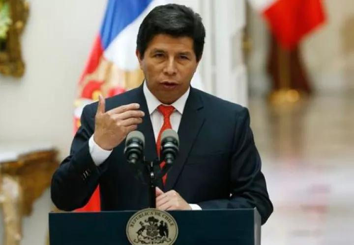 El presidente peruano, Pedro Castillo. Foto: EFE