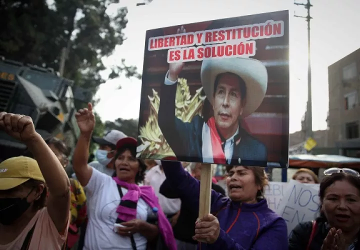 Pedro Castillo será investigado como presunto coautor de los delitos de rebelión y conspiración. Foto: EFE