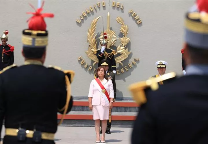 La presidenta de Perú, Dina Boluarte. EFE