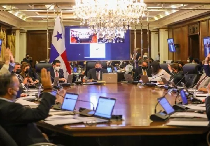 Consejo de Gabinete. Archivo.