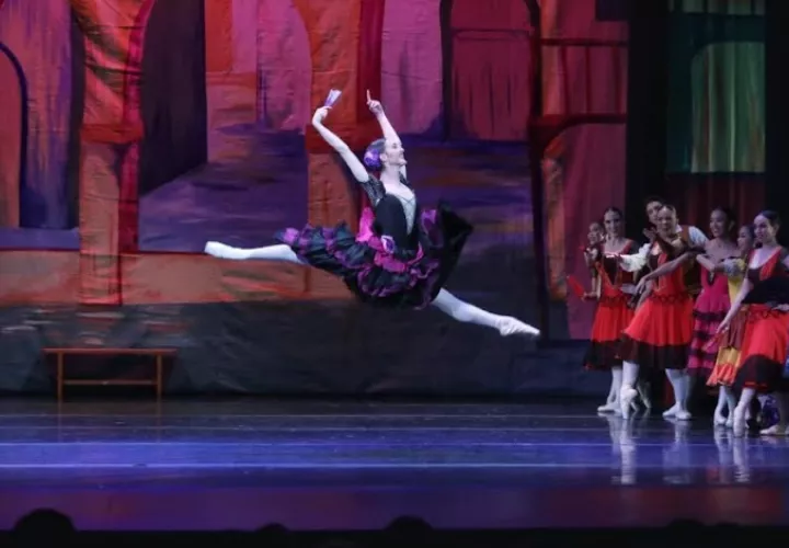 Durante el espectáculo. Foto: Cortesía