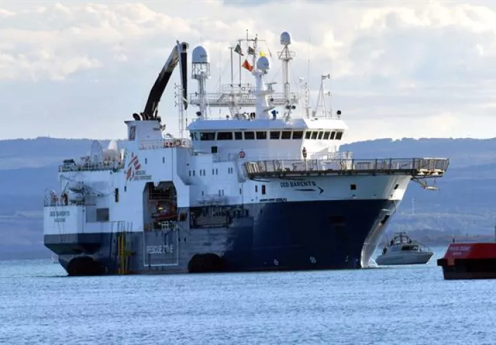Barco "Geo Barents", operado por Médicos Sin Fronteras (MSF). EFE