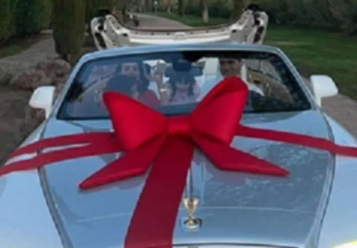 Cristiano Ronaldo y su regalo de navidad.  