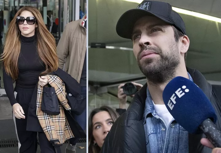 Shakira y Piqué. Foto: EFE