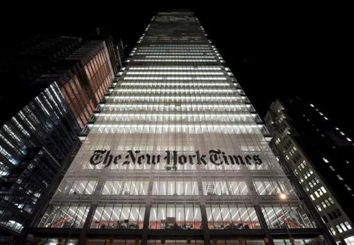 Edificio del New York Times. EFE