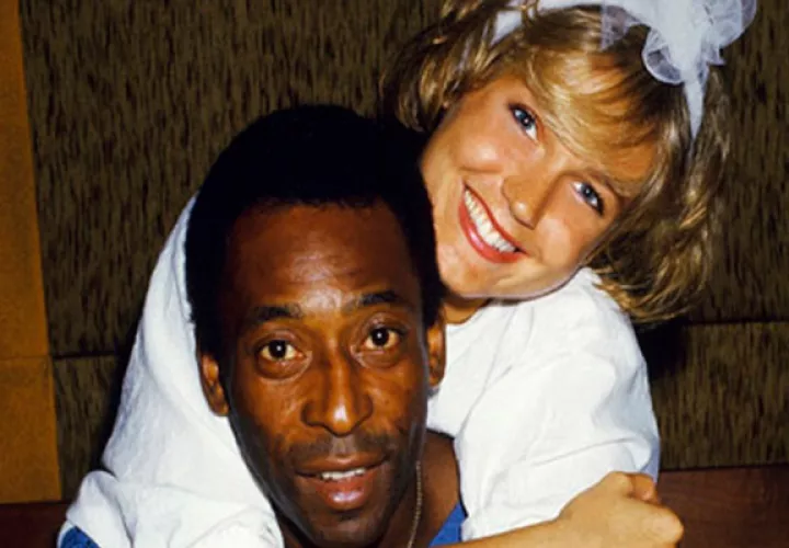 Pelé y Xuxa se conocieron en la década de los 80. Foto: Twitter