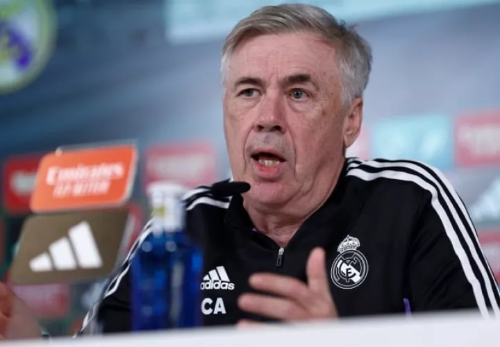 Ancelotti, técnico del Real Madrid. Foto:EFE
