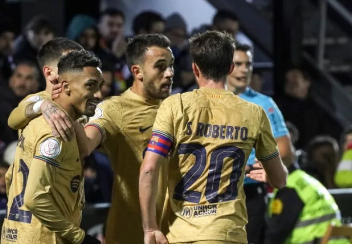 Barcelona ganó por goleada al Ceuta. Foto: EFE