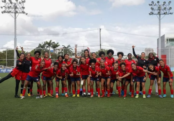 Equipo femenino de Panamá. Foto:EFE
