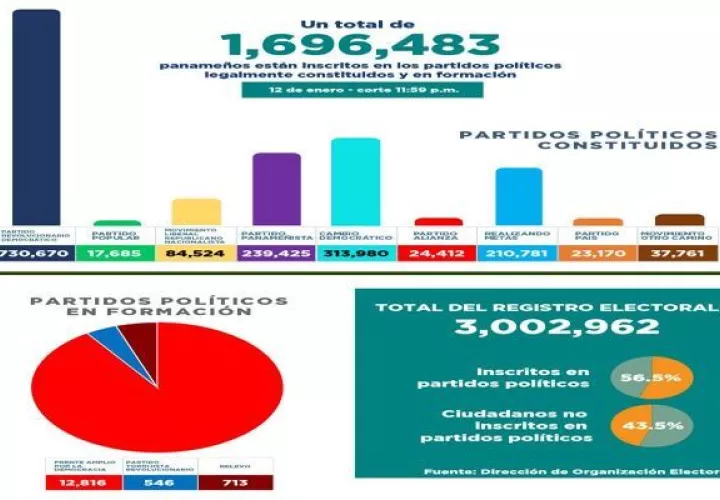 El próximo 20 de enero el Tribunal Electoral publicará el padrón electoral preliminar, con miras a las elecciones del 5 de mayo de 2024.