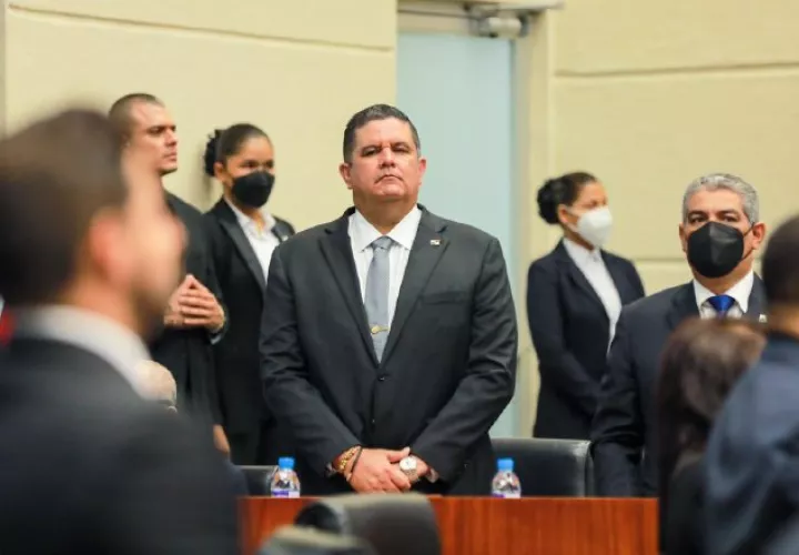 Juan Manuel Pino, ministro de Seguridad Pública.
