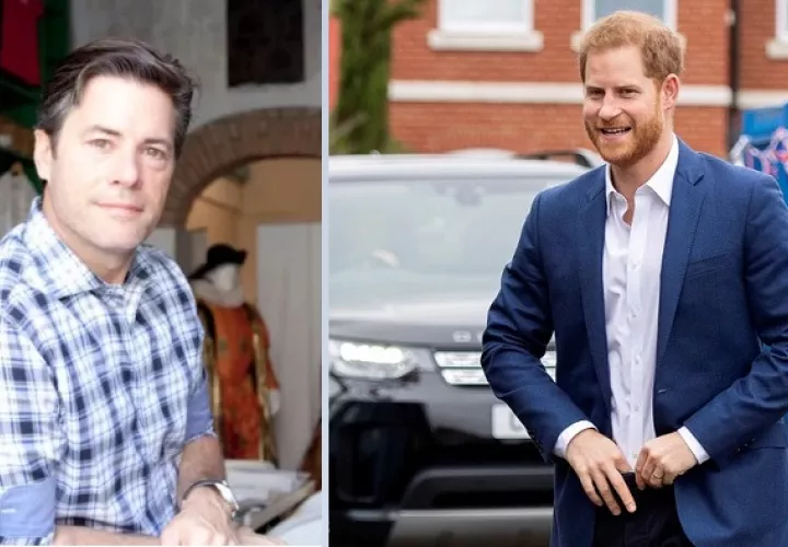  John Joseph Moehringer y  Harry. Foto: Redes Sociales