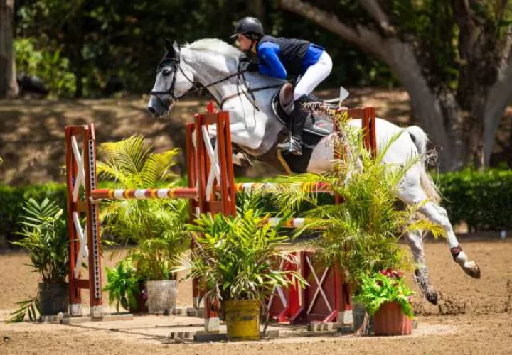 Alexandra Ortega en competencia. Foto: Mónica Gónzalez.