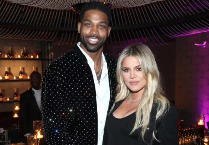 Tristan Thompson y Khloé Kardashian. Foto: Archivo