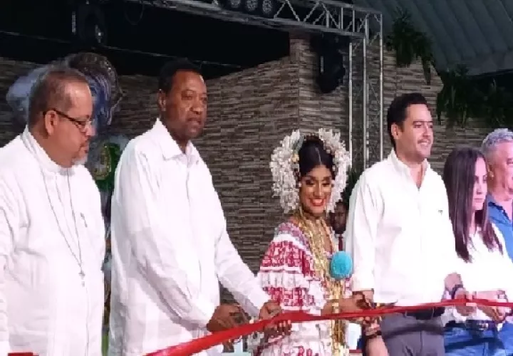 La versión 62 de La Feria de La Chorrera, fue inaugurada por varias autoridades del gobierno. Foto. Eric Montenegro