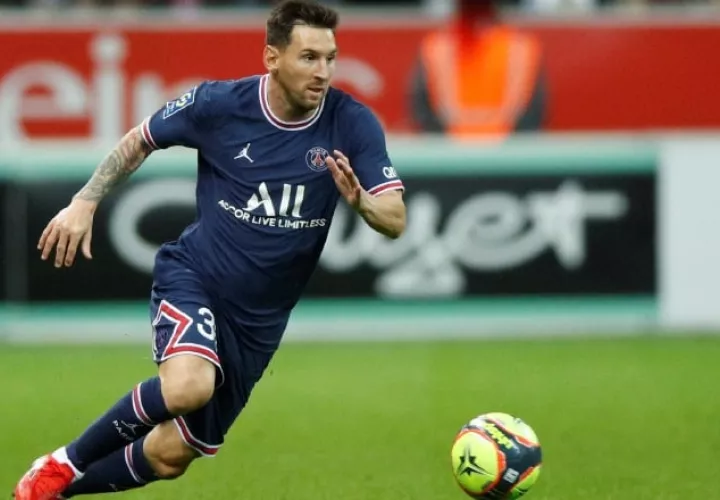 Messi,  es una de la figura del PSG de Francia. Foto:EFE