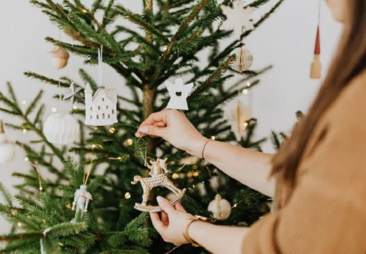 Deben asegurarse de que todos los adornos que tenga el árbol sean retirados. Foto: Ilustrativa/Pexels