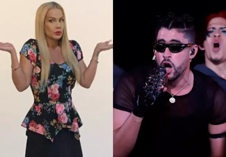 Niurka Marcos y Bad Bunny. Foto: Archivo
