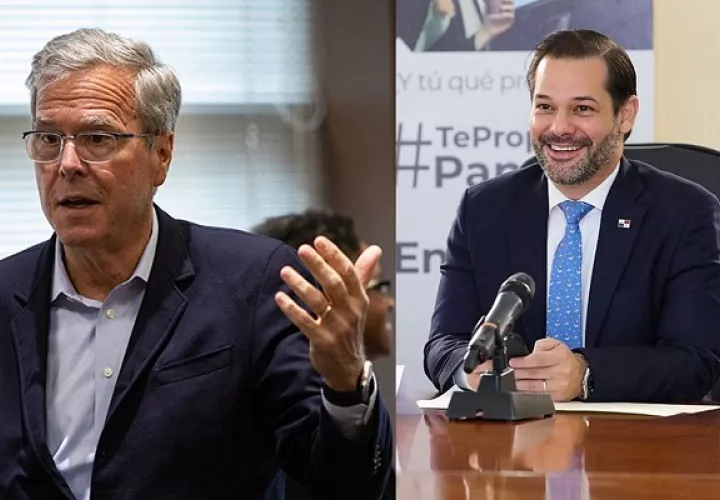 Jeb Bush y Ramón Martínez. Foto: Cortesía