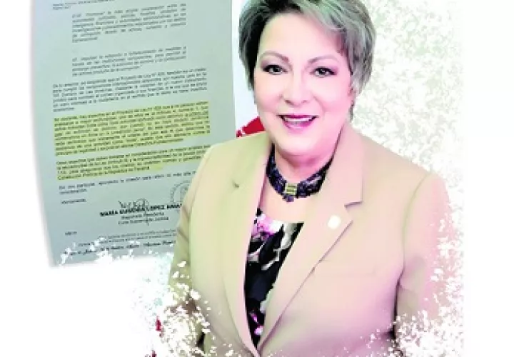 María Eugenia López, presidenta de la Corte Suprema de Justicia. Archivo.
