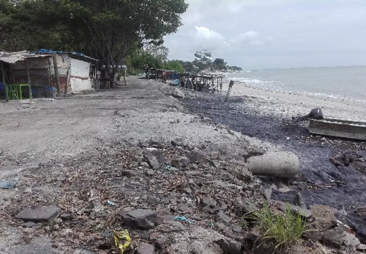 El alcalde de Chame precisó que algunas personas se han ganado la vida limpiando las playas. Foto. Eric Montenegro
