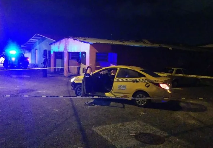 El taxista  fue herido en el sector conocido como Viento Frío en Villa del Caribe. Foto: Diomedes Sánchez