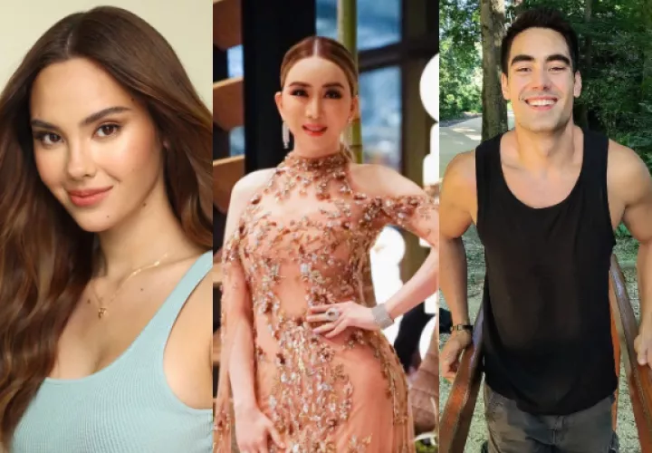 Catriona Gray, Anne Jakkaphong Jakrajutatip y Clint Bondad. Fotos: Instagram