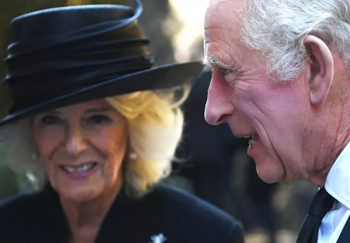 Camila y su esposo, el rey Carlos III. Foto: EFE