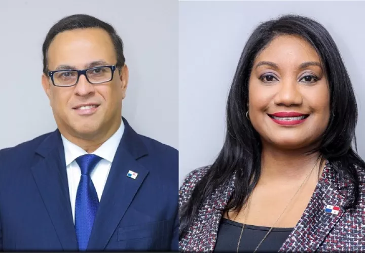 Luis Denis Arce e  Ileana Molo dirigirán Pandeportes y el Ifarhu, respectivamente. Foto. Presidencia