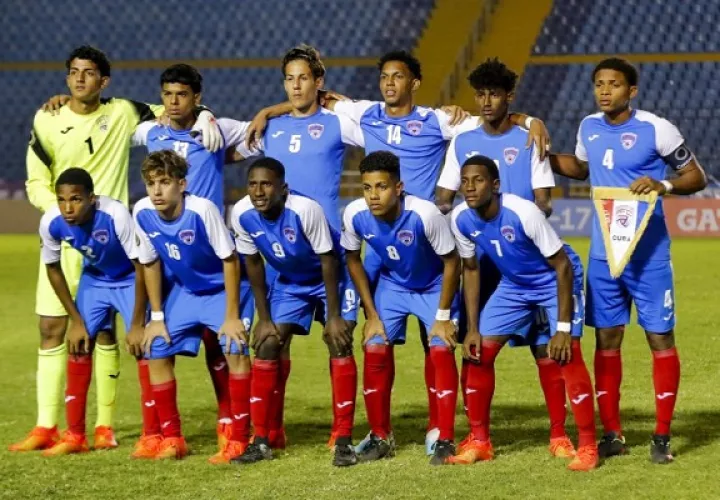 Equipo Sub-17 de Cuba. Foto: Fepafut
