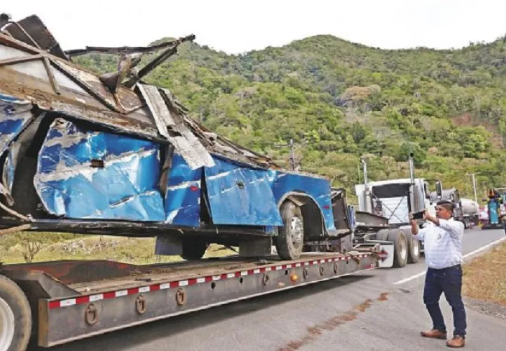 Adriana Quinto, hija de una de las víctimas de este accidente. Archivo