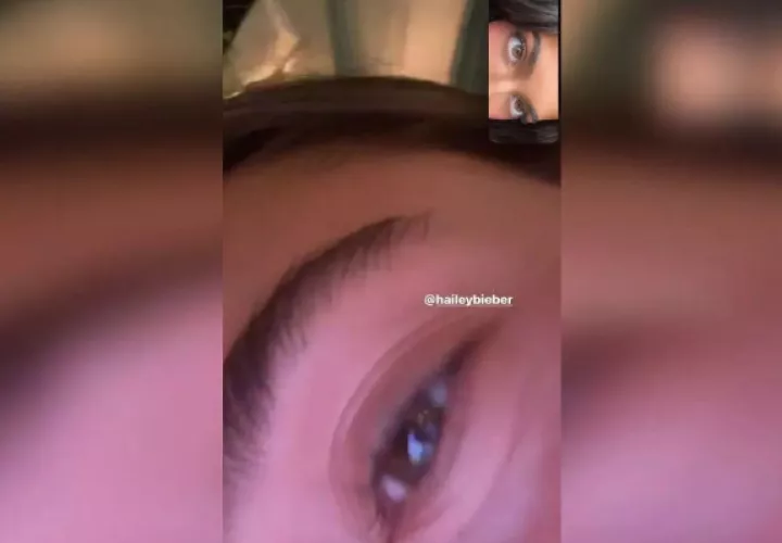 Las cejas de Hailey Bieber y Kylie Jenner. Foto: Redes Sociales